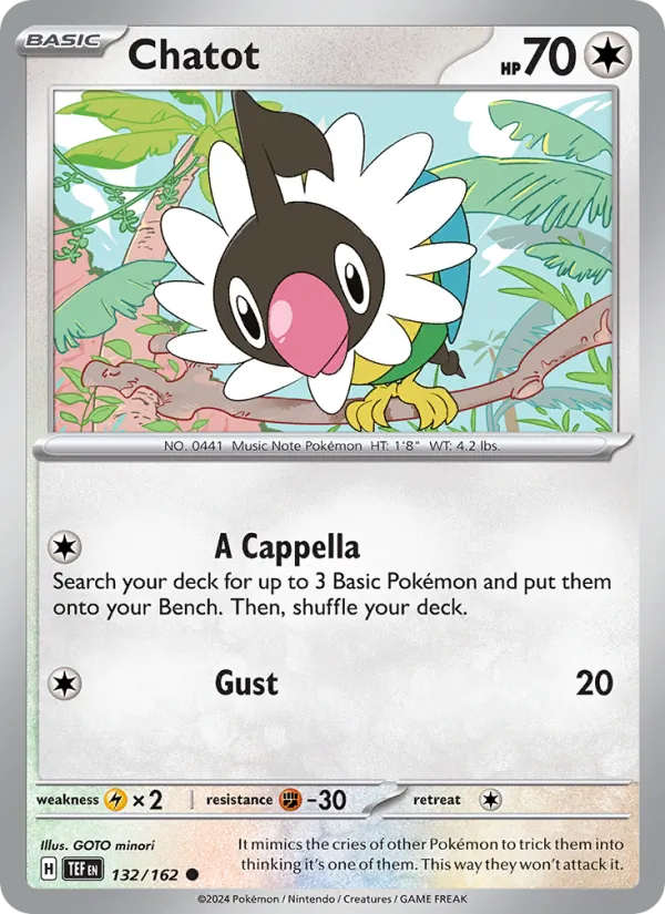 Chatot Temporal Forces 132/162