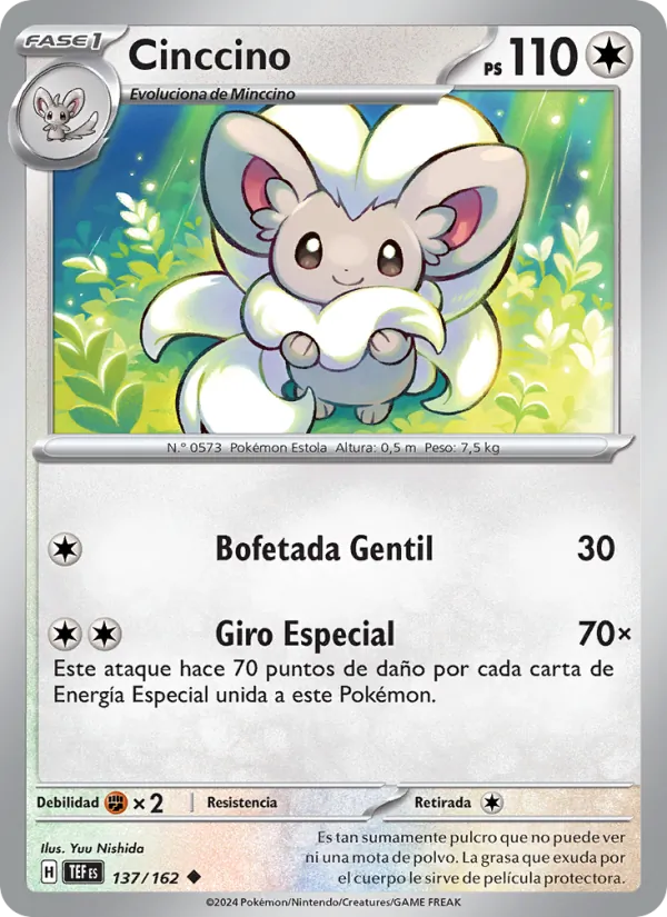 Cinccino Fuerzas Temporales 137/162