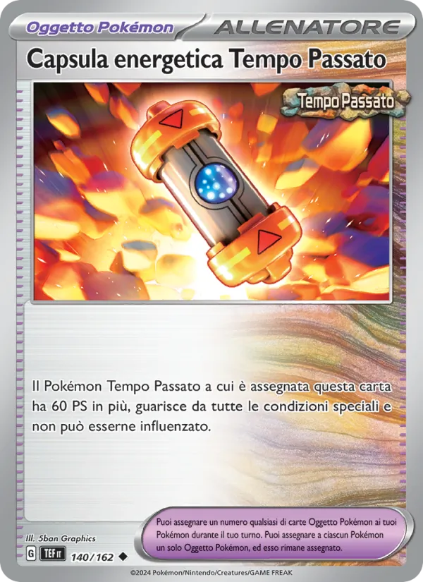 Capsula energetica Tempo Passato Cronoforze 140/162