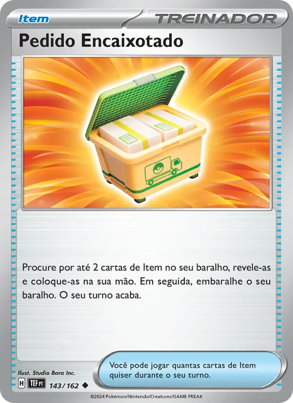 Pedido Encaixotado Forças Temporais 143/162