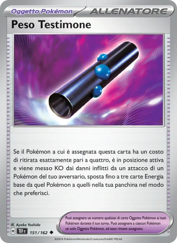 Peso Testimone Cronoforze 151/162