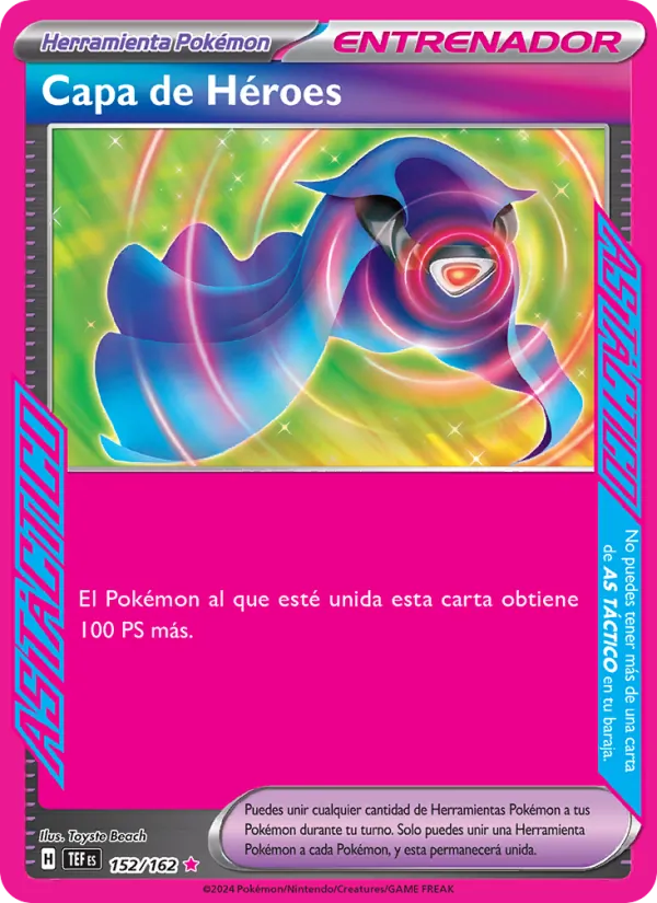 Capa de Héroes Fuerzas Temporales 152/162