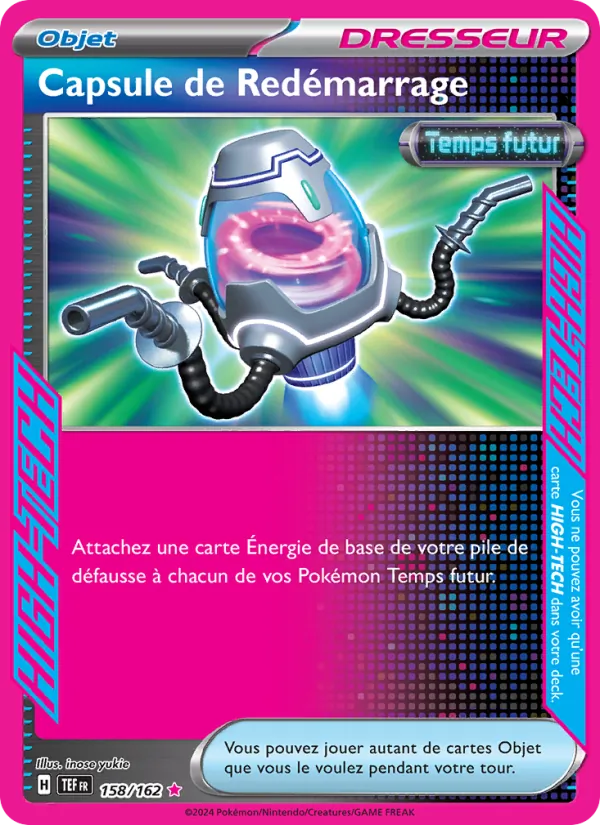 Capsule de Redémarrage Forces Temporelles 158/162