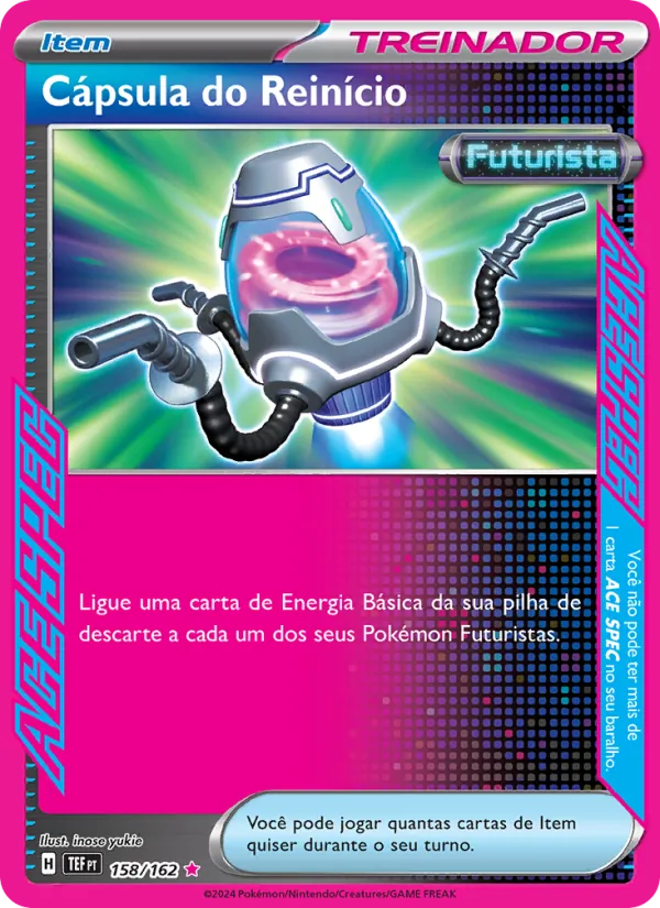 Cápsula do Reinício Forças Temporais 158/162