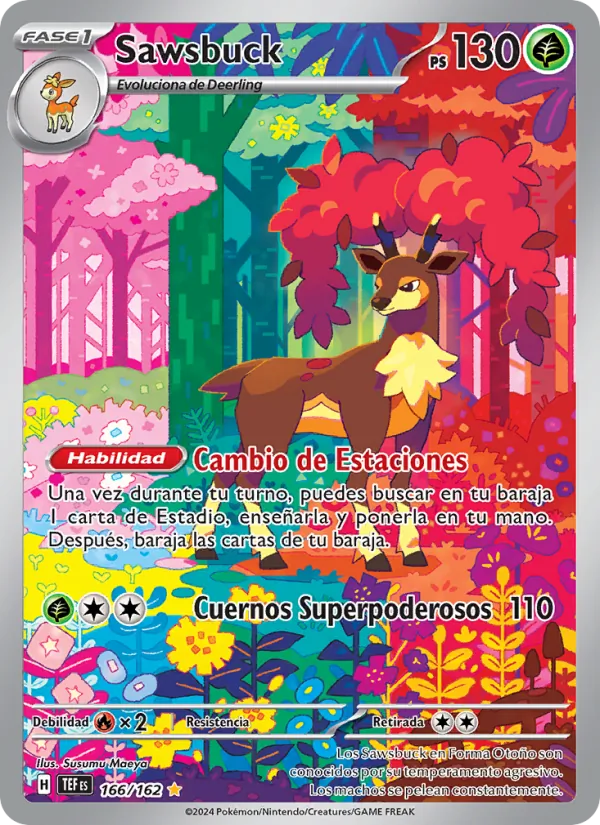 Sawsbuck Fuerzas Temporales 166/162