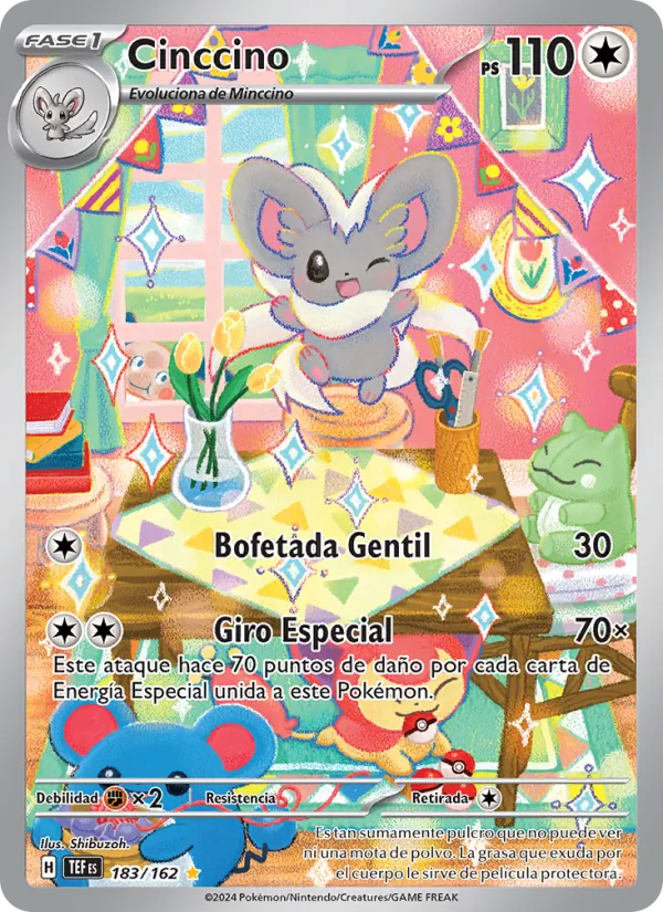 Cinccino Fuerzas Temporales 183/162