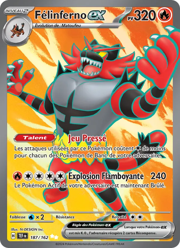 Félinferno-ex Forces Temporelles 187/162