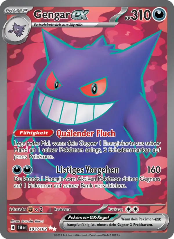 Gengar-ex Gewalten der Zeit 193/162