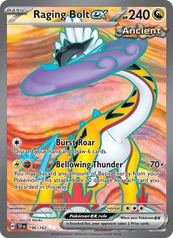 Raging Bolt ex Temporal Forces 196/162