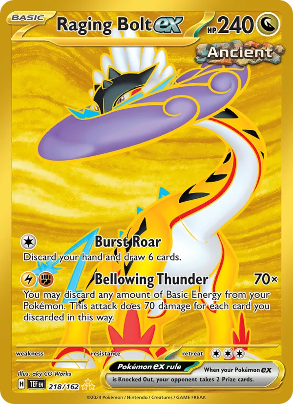 Raging Bolt ex Temporal Forces 218/162