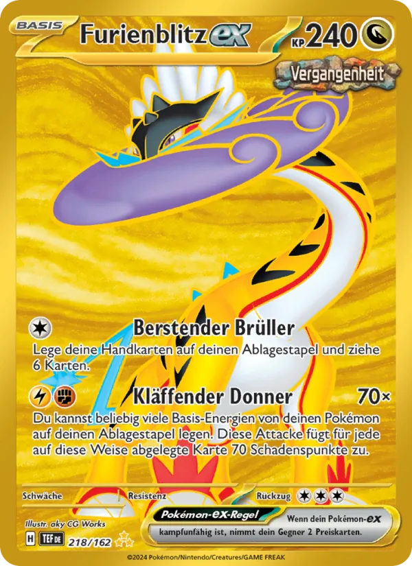 Furienblitz-ex Gewalten der Zeit 218/162