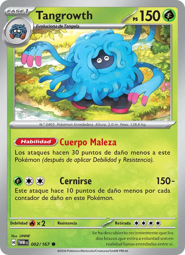 Tangrowth Mascarada Crepuscular 002/167