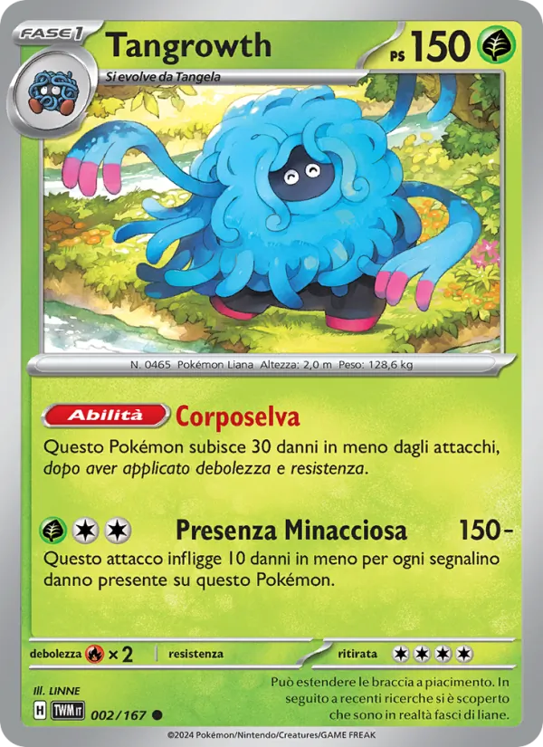Tangrowth Crepuscolo Mascherato 002/167