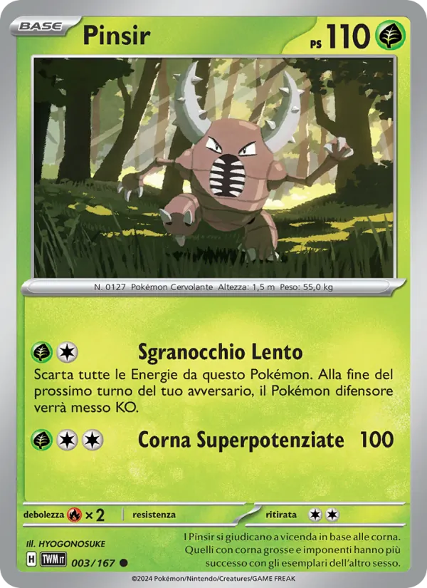 Pinsir Crepuscolo Mascherato 003/167