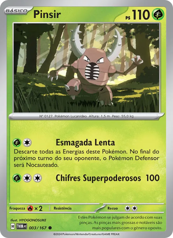 Pinsir Máscaras do Crepúsculo 003/167