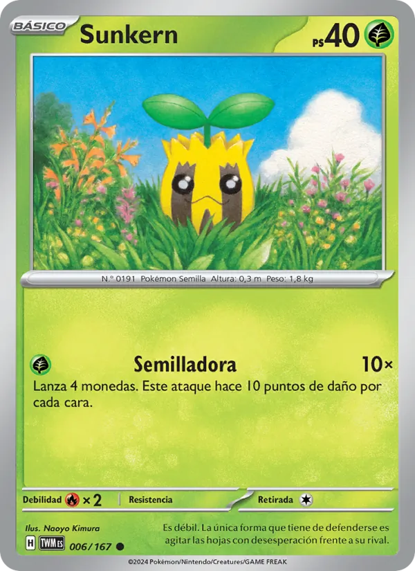 Sunkern Mascarada Crepuscular 006/167