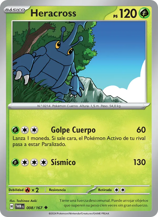 Heracross Mascarada Crepuscular 008/167