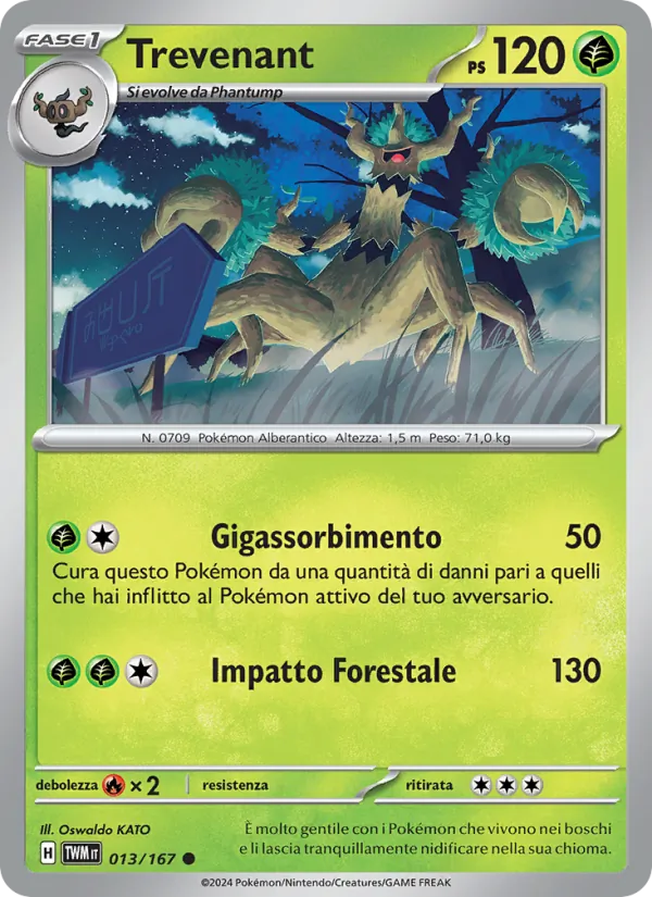 Trevenant Crepuscolo Mascherato 013/167