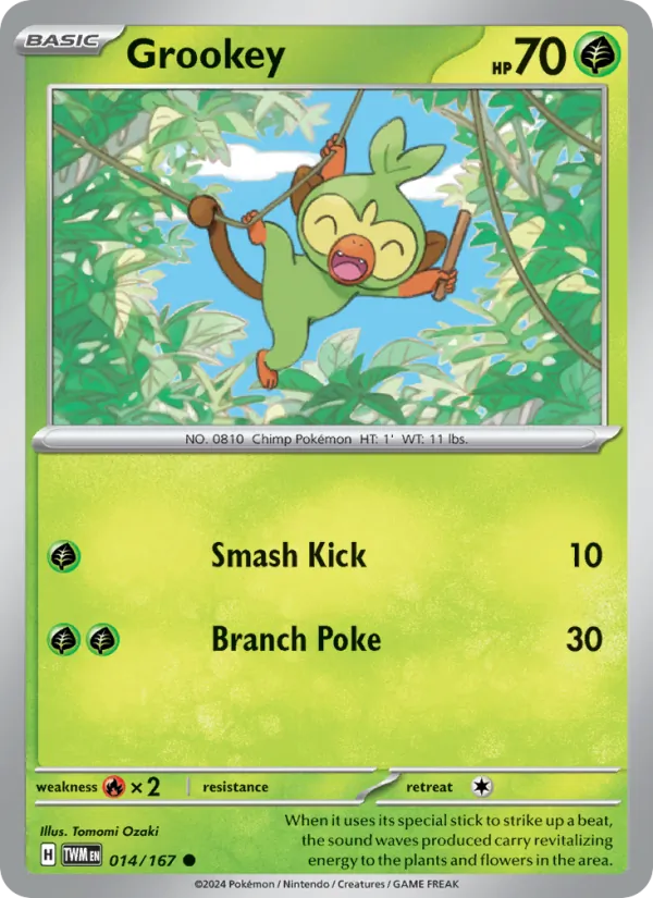Grookey Twilight Masquerade 014/167