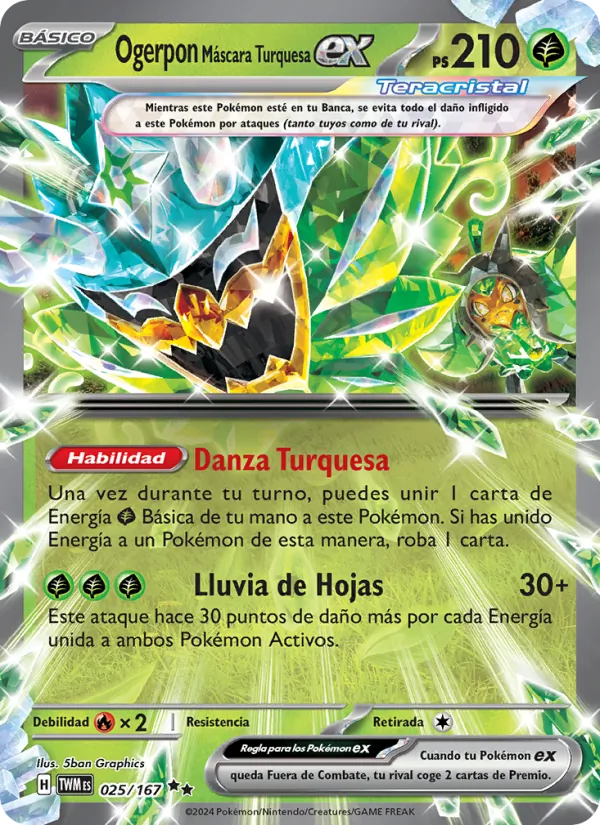 Ogerpon Máscara Turquesa ex Mascarada Crepuscular 025/167