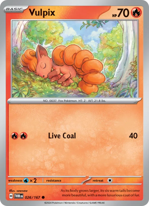 Vulpix Twilight Masquerade 026/167
