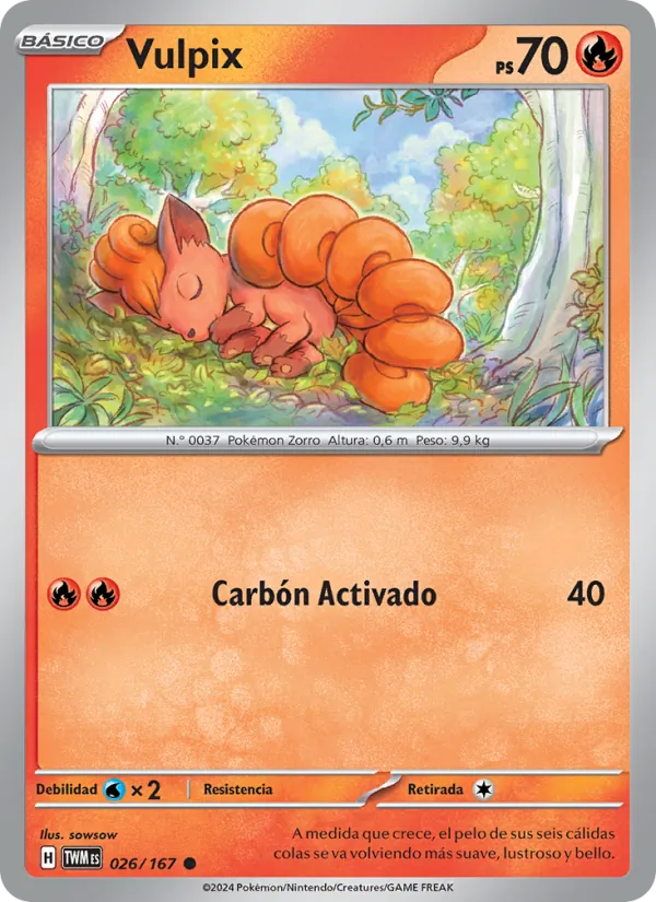 Vulpix Mascarada Crepuscular 026/167