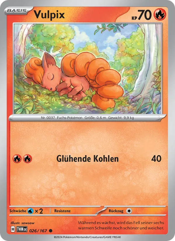 Vulpix Maskerade im Zwielicht 026/167