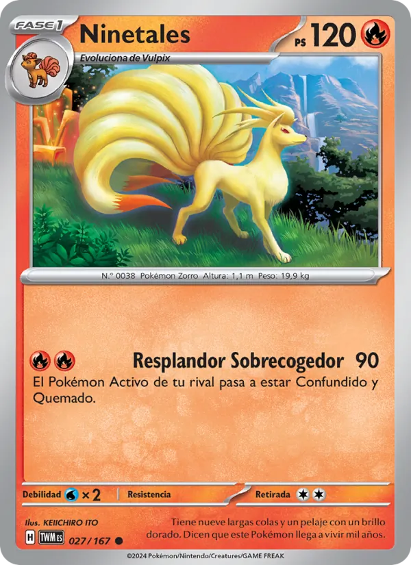 Ninetales Mascarada Crepuscular 027/167