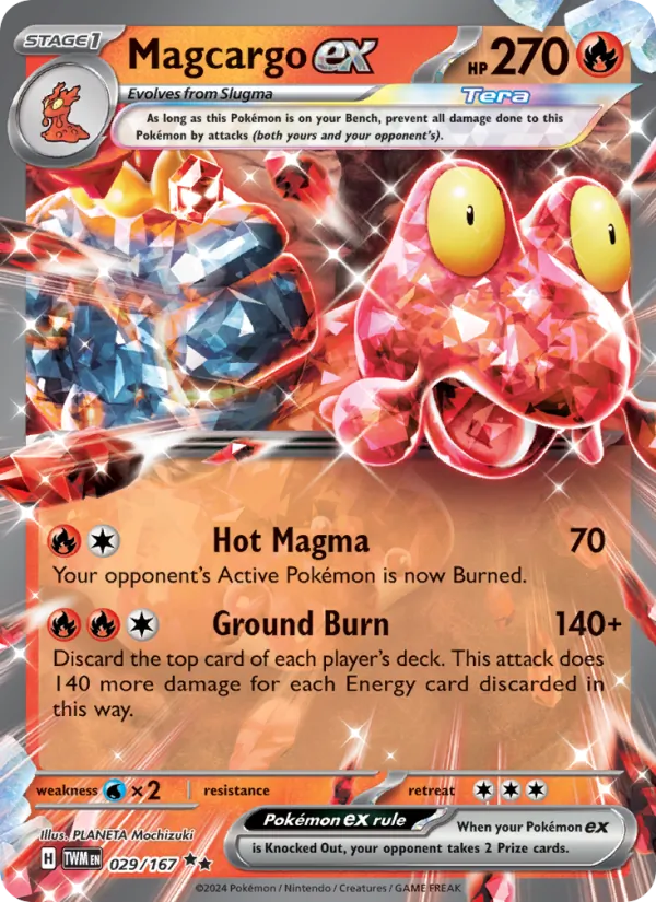 Magcargo ex Twilight Masquerade 029/167