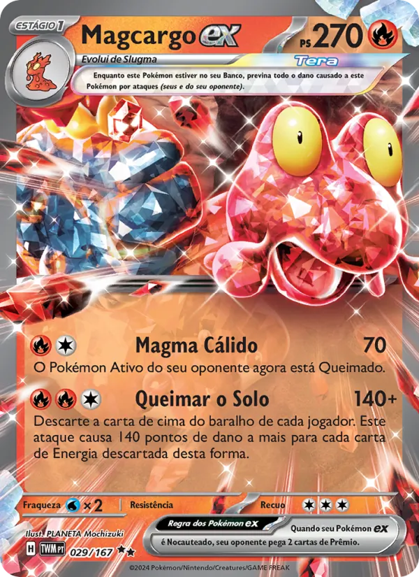 Magcargo ex Máscaras do Crepúsculo 029/167
