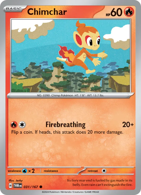 Chimchar Twilight Masquerade 031/167