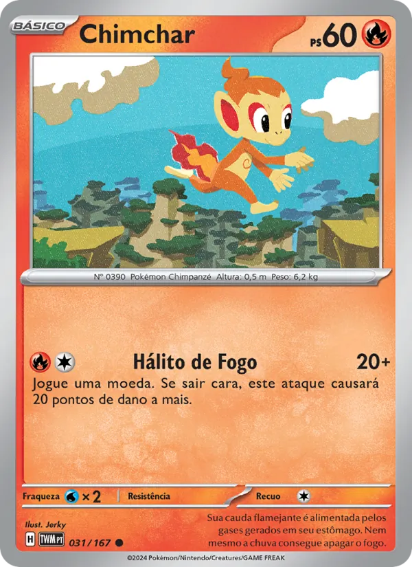 Chimchar Máscaras do Crepúsculo 031/167