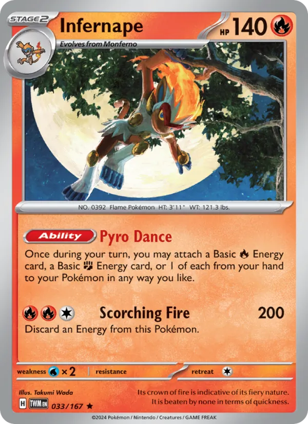 Infernape Twilight Masquerade 033/167