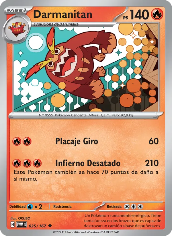 Darmanitan Mascarada Crepuscular 035/167