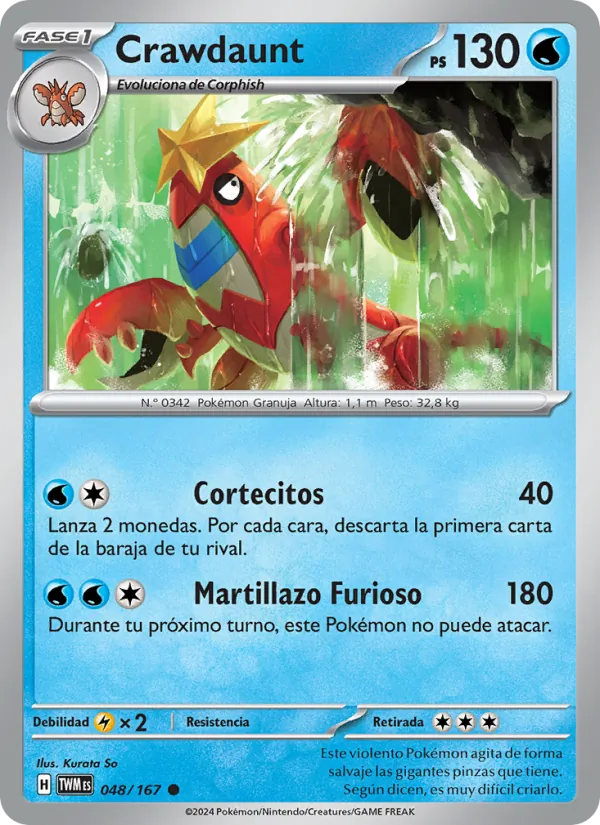 Crawdaunt Mascarada Crepuscular 048/167