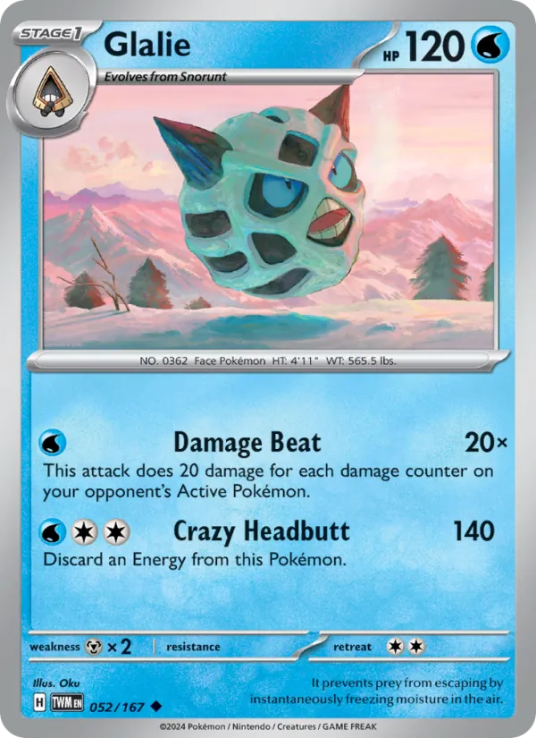 Glalie Twilight Masquerade 052/167