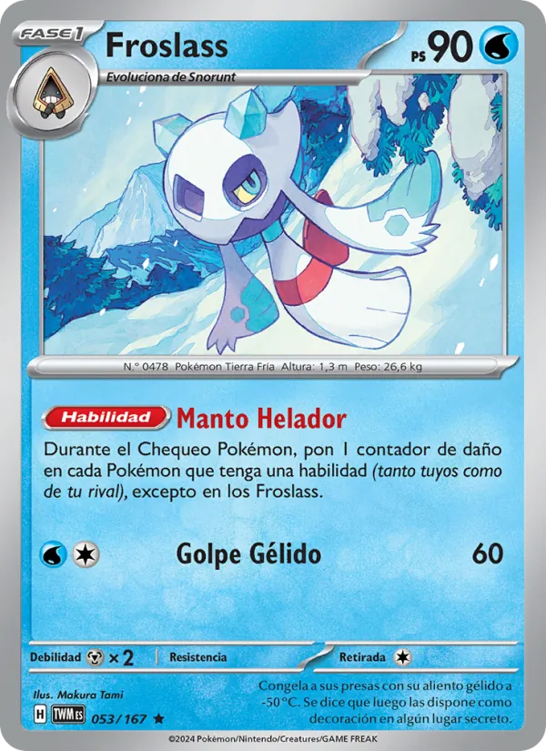 Froslass Mascarada Crepuscular 053/167