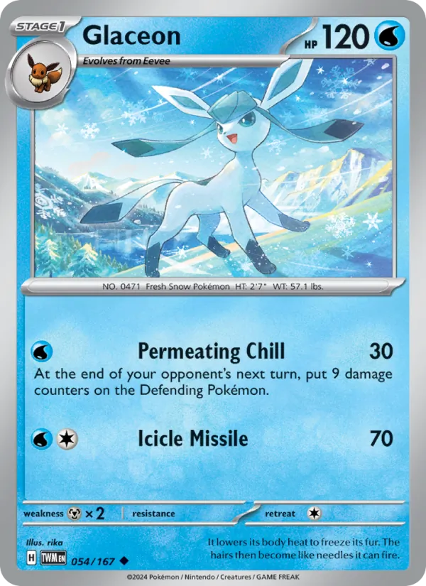 Glaceon Twilight Masquerade 054/167