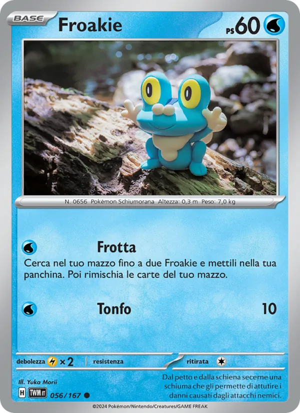 Froakie Crepuscolo Mascherato 056/167