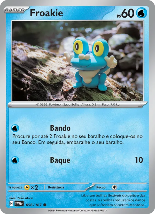 Froakie Máscaras do Crepúsculo 056/167