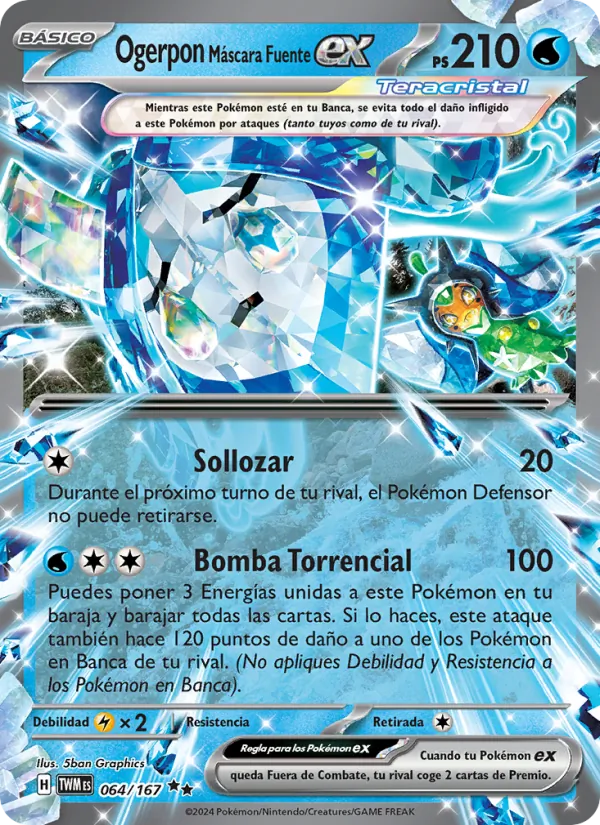 Ogerpon Máscara Fuente ex Mascarada Crepuscular 064/167