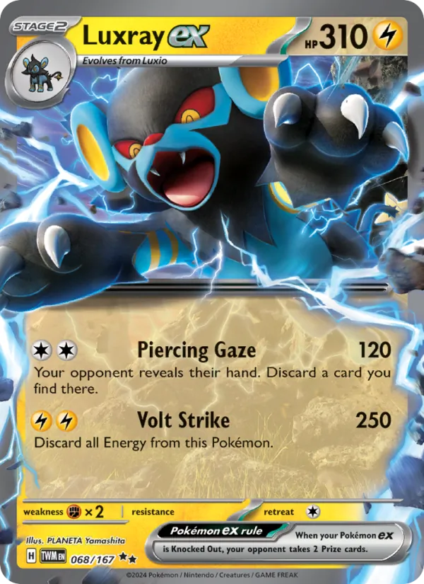Luxray ex Twilight Masquerade 068/167