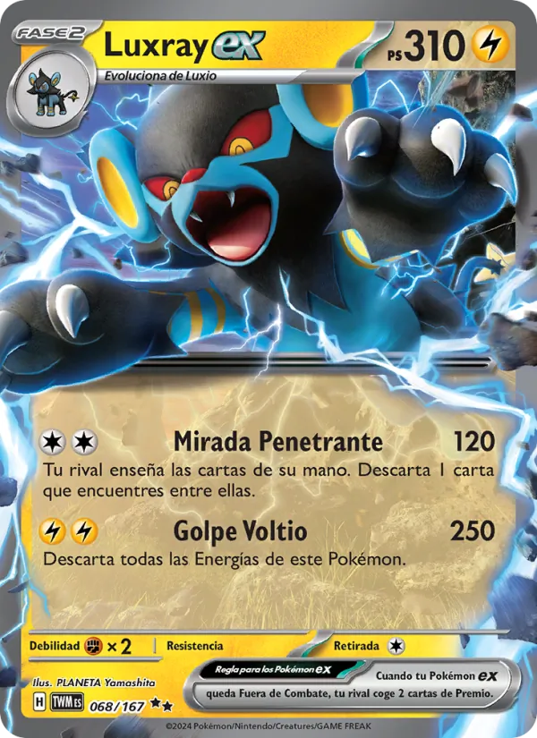 Luxray ex Mascarada Crepuscular 068/167