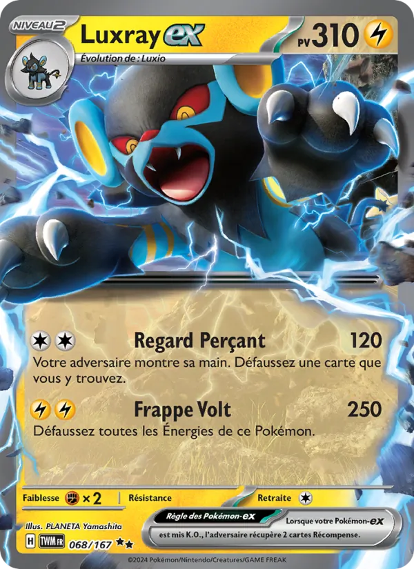 Luxray-ex Mascarade Crépusculaire 068/167