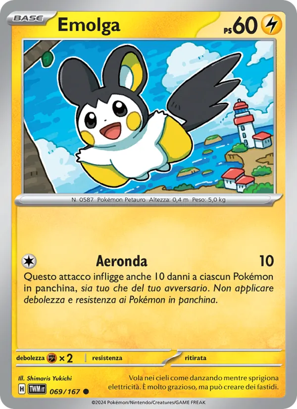 Emolga Crepuscolo Mascherato 069/167