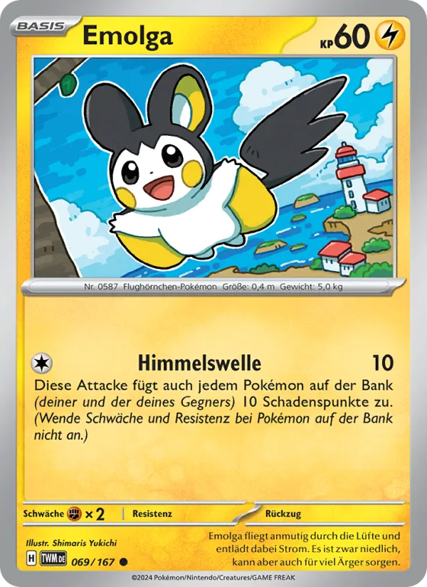 Emolga Maskerade im Zwielicht 069/167