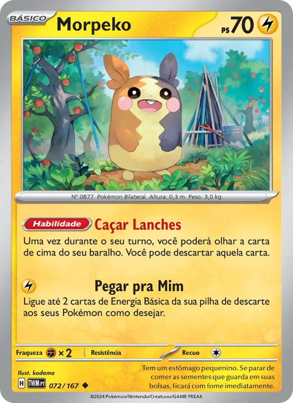 Morpeko Máscaras do Crepúsculo 072/167