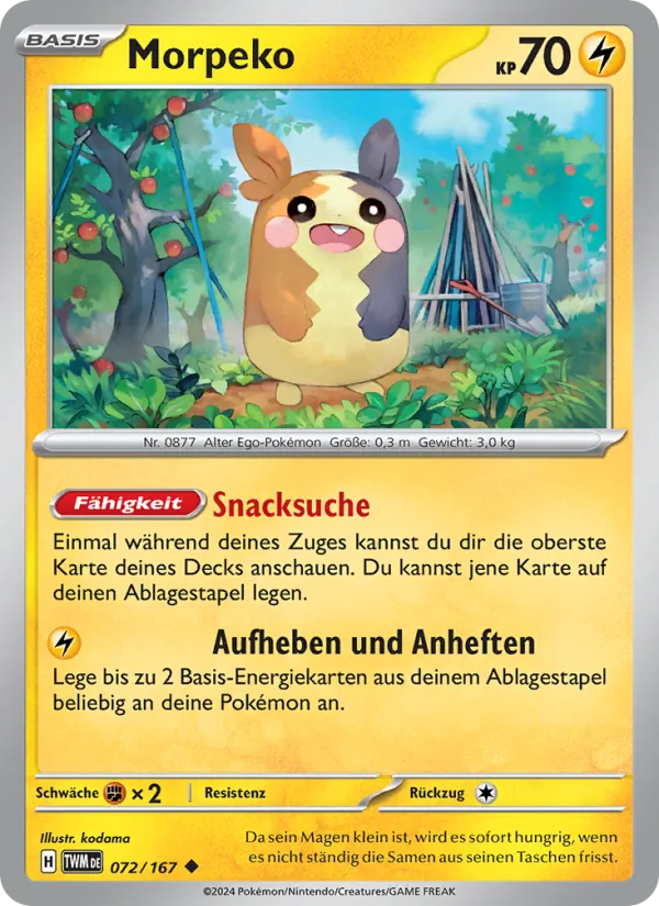 Morpeko Maskerade im Zwielicht 072/167