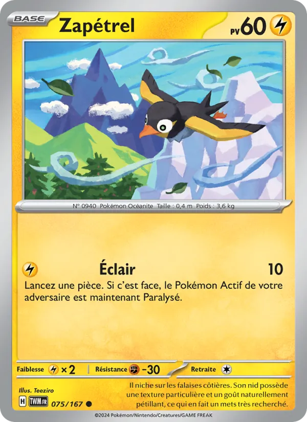 Zapétrel Mascarade Crépusculaire 075/167