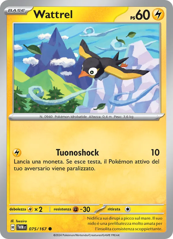 Wattrel Crepuscolo Mascherato 075/167